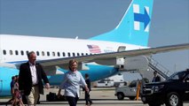 Clinton debuts new personalized campaign jet