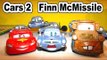 Disney Pixar Cars FINN MCMISSILE from the Disney Cars Character Encyclopedia with Mater and McQueen
