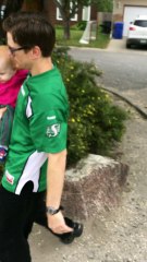 Jody Veronica and daddy enjoying the outdoors