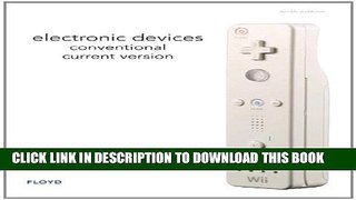 [PDF] Electronic Devices (Conventional Current Version) (9th Edition) Full Online