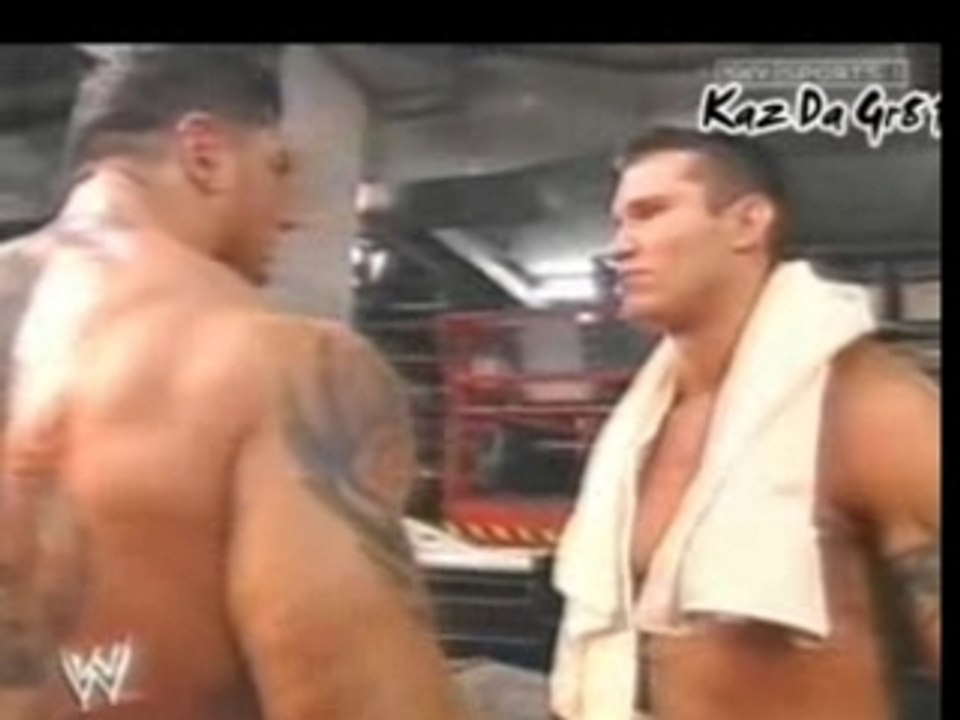 Randy Orton, Batista Getting Ready For Match