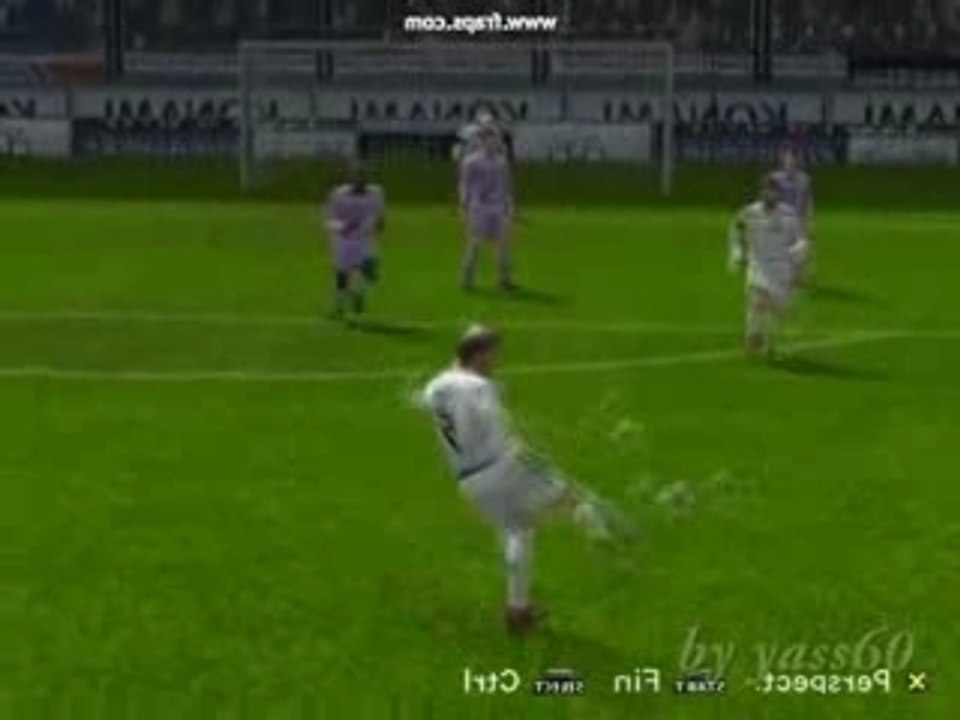 Zinedine Zidane Volée PES superbe magistral ! by yass60