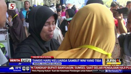 Isak Tangis Mewarnai Kedatangan Jemaah Haji Ilegal di Bandara Sultan Hasanuddin