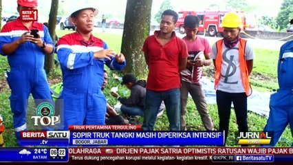 Pertamina Minta Maaf Terkait Kecelakaan Tangki Elpiji di Jagorawi