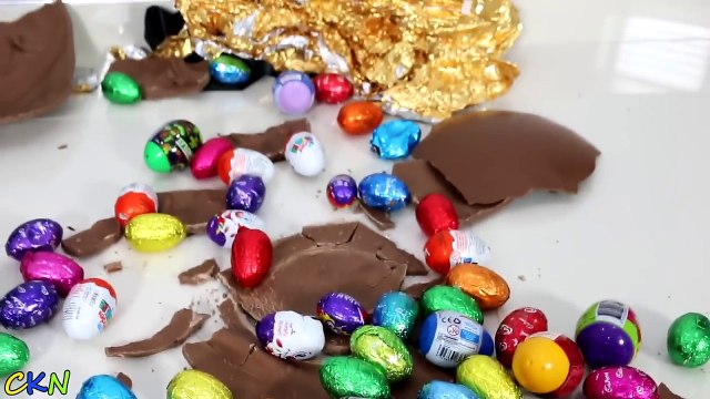 Worlds LARGEST Giant Chocolate Egg Surprise Kinder Toys Batman Disney Frozen Shopkins Ckn Toys