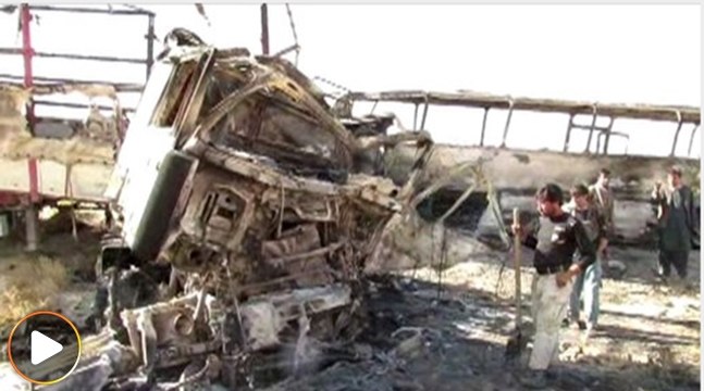 Kanak-kanak, wanita rentung dalam nahas jalan raya di Afghanistan