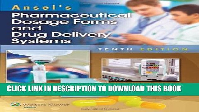 [PDF] Ansel s Pharmaceutical Dosage Forms and Drug Delivery Systems Full Online