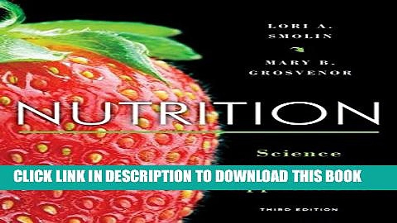 [Read PDF] Nutrition: Science and Applications Ebook Free