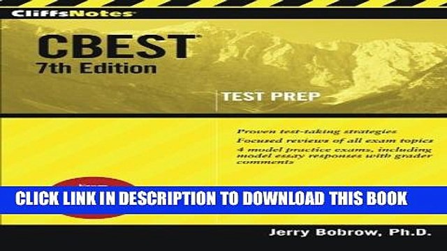 [Read PDF] CliffsNotes CBEST, 7th Edition (Cliffs Test Prep CBEST) Download Free