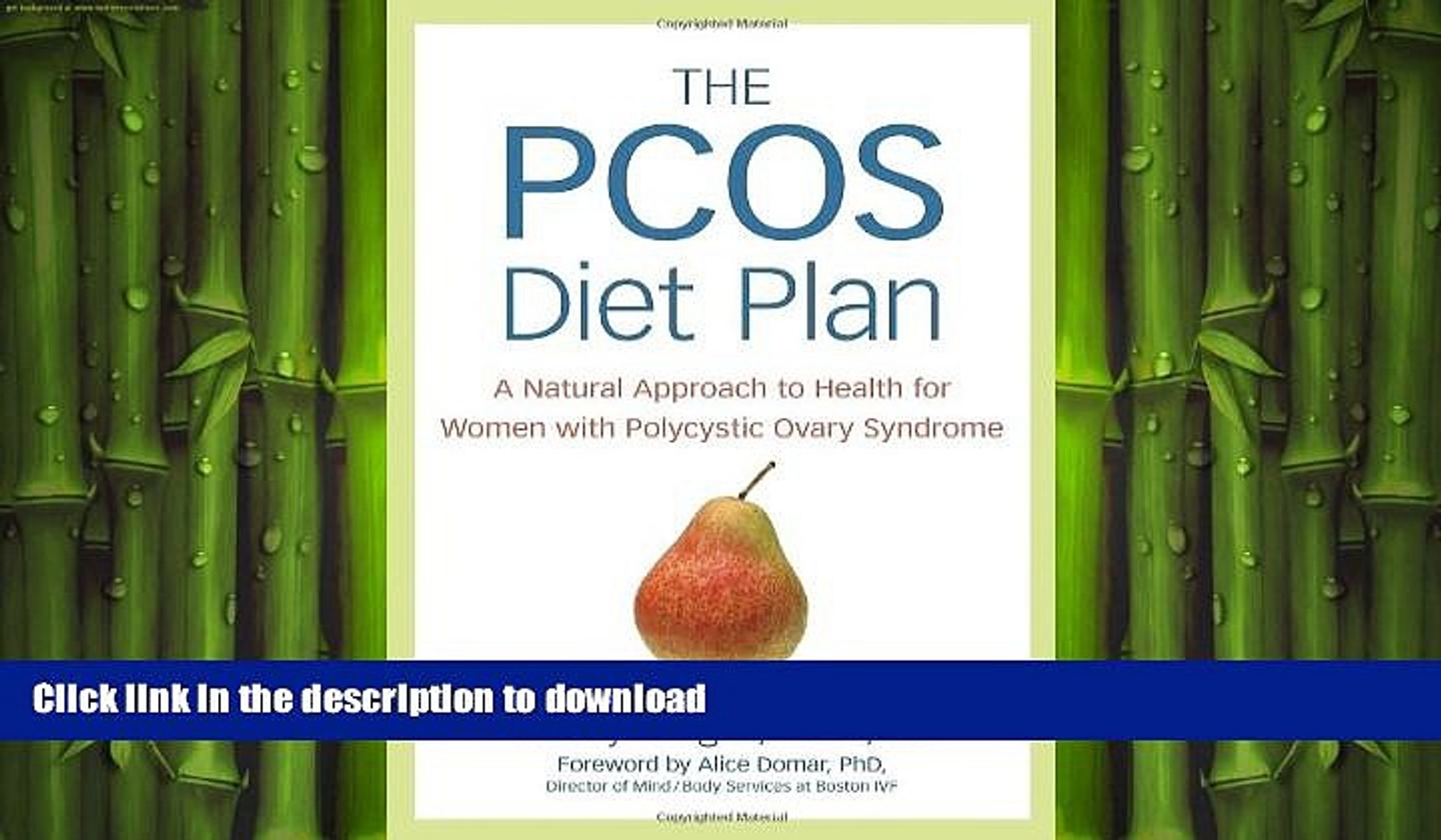 Favorite Book The Pcos Diet Plan A Natural Approach To Health For Women With Polycystic Ovary Video Dailymotion dailymotion