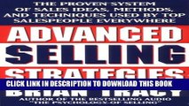[PDF] Advanced Selling Strategies: The Proven System of Sales Ideas, Methods, and Techniques Used