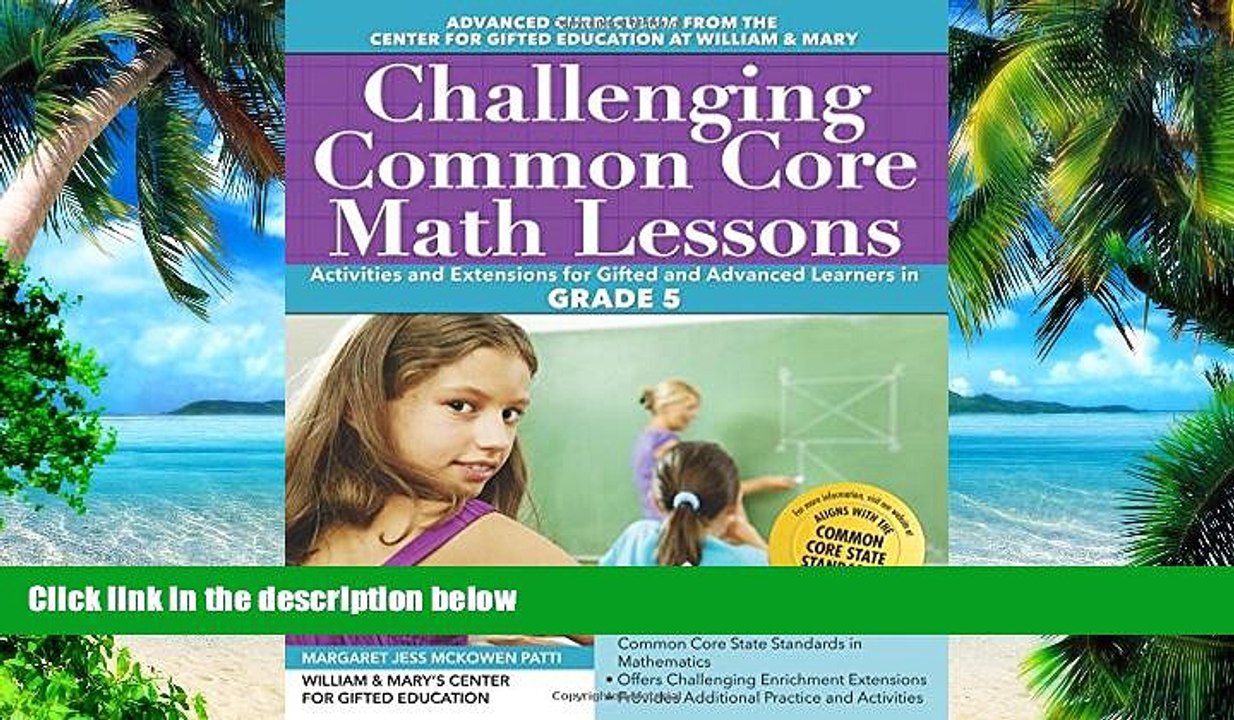 Big Deals  Challenging Common Core Math Lessons (Grade 5): Activities and Extensions for Gifted