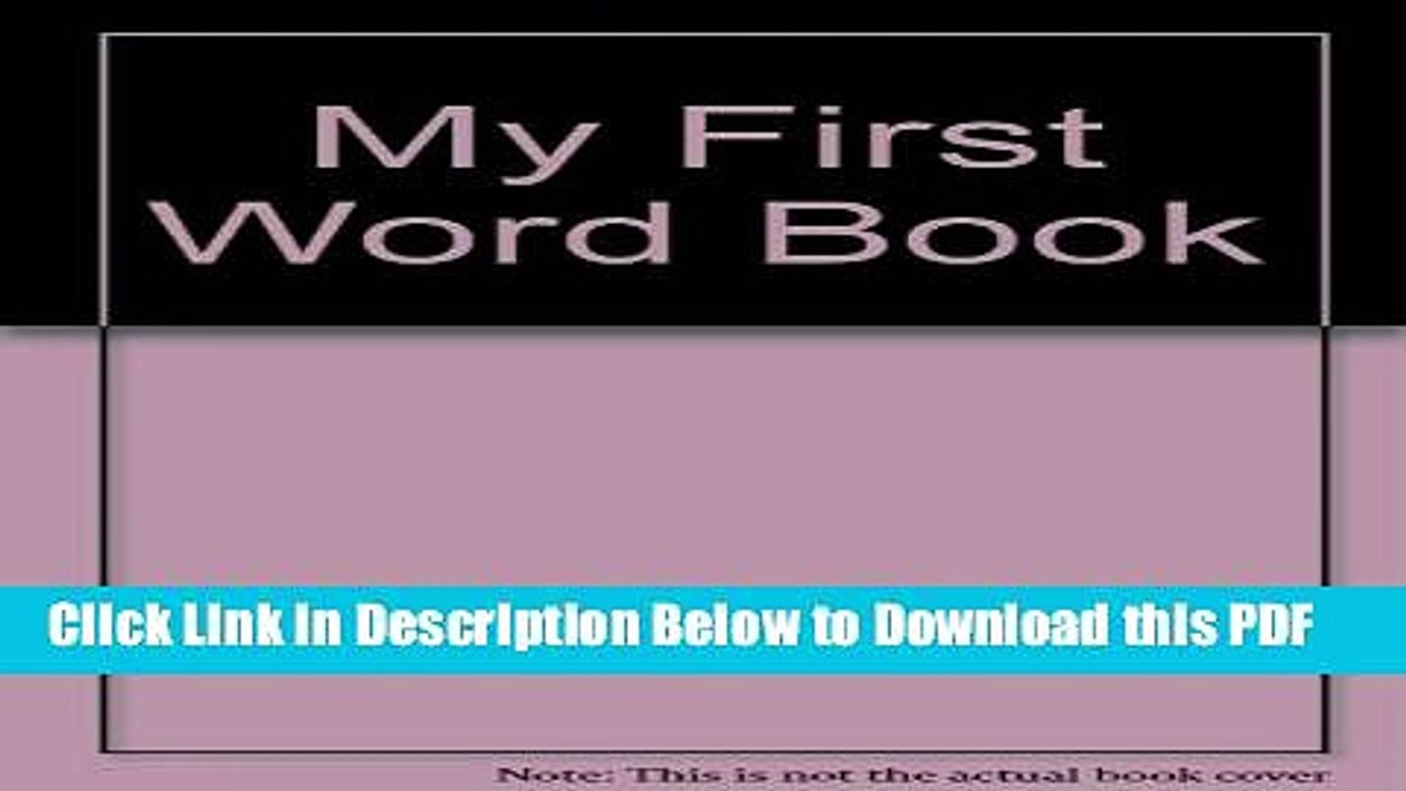 [Read] My First Word Book Free Books