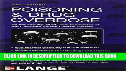 [PDF] Poisoning and Drug Overdose,  Sixth Edition (Poisoning   Drug Overdose) Exclusive Full Ebook