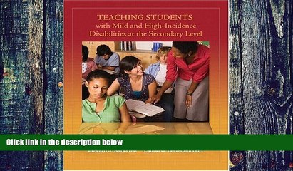 Big Deals  Teaching Students with Mild and High-Incidence Disabilities at the Secondary Level (3rd