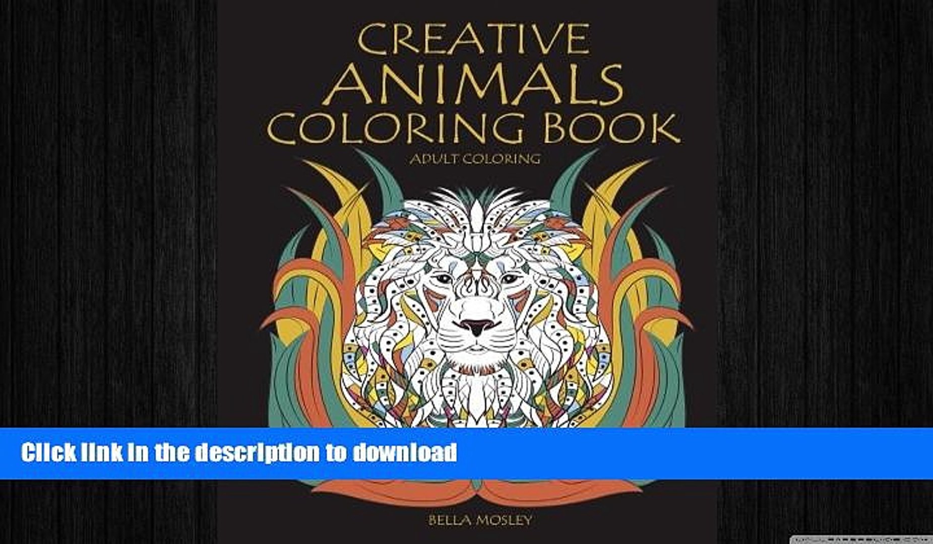 Download Favorite Book Creative Animals Coloring Book The Mindfulness Animal Coloring Book For Adults Video Dailymotion