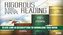 [PDF] Rigorous Reading: 5 Access Points for Comprehending Complex Texts Popular Online