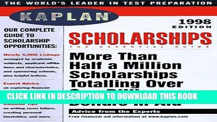 [New] Kaplan Scholarships 1998 Exclusive Full Ebook