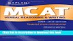 Read Kaplan MCAT Verbal Reasoning   Writing 2009-2010 (Kaplan Mcat Verbal Reasoning and Writing