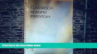 Big Deals  Classroom Reading Inventory  Best Seller Books Best Seller