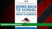 Online eBook Arco Going Back to School: College Survival Strategies for Adult Students