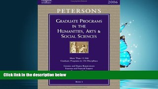 Online eBook Grad Guides Book 2:  Humanities/Arts/Soc Scis 2006 (Peterson s Graduate and