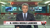 N. Korea fires three ballistic missiles into East Sea: Seoul's defense ministry