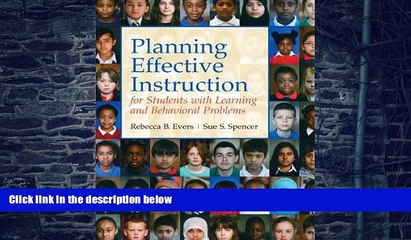 Must Have PDF  Planning Effective Instruction for Students with Learning and Behavior Problems