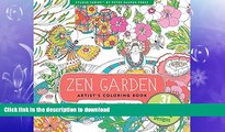 FAVORITE BOOK  Zen Garden Adult Coloring Book (31 stress-relieving designs) (Artists  Coloring