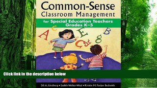 Big Deals  Common-Sense Classroom Management for Special Education Teachers Grades Kâ€“5  Best