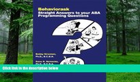 Big Deals  Behaviorask: Straight Answers to Your ABA Programming Questions  Best Seller Books Most