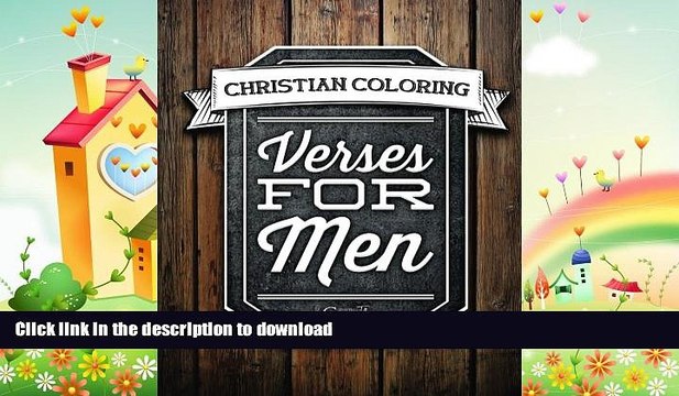 FAVORITE BOOK Verses for Men: Color The Bible: Adult Coloring Books Stress Relieving Patterns