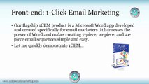 1-Click Email Marketing Review With $189,000 BONUS & DISCOUNT