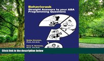 Big Deals  Behaviorask: Straight Answers to Your ABA Programming Questions  Free Full Read Most