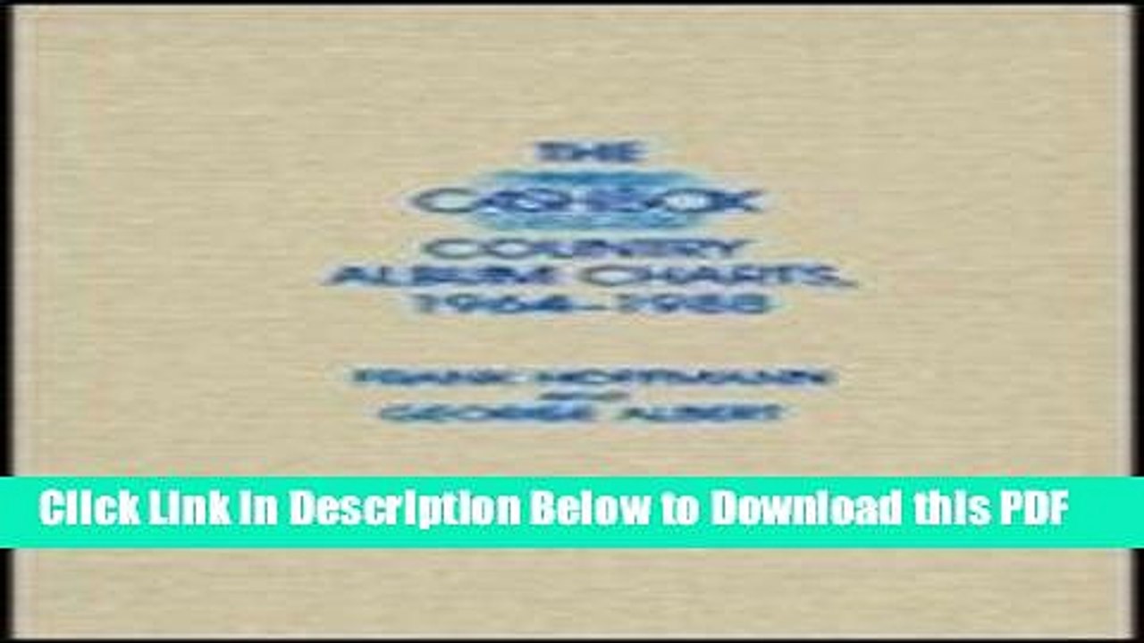 [Read] The Cash Box Country Album Charts, 1964-1988 (Cash Box Music Charts) Ebook Free