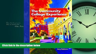 Popular Book The Community College Experience