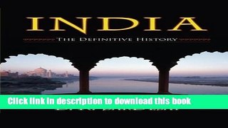 Download India: The Definitive History  PDF Online