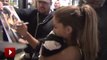 Ariana Grande Mobbed By Fans And Photographers