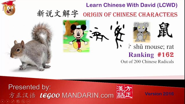 Origin of Chinese Characters - 2125 窜 竄 flee, scurry - Learn Chinese with Flash Cards