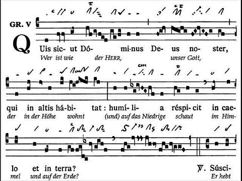 Graduale Quis sicut Dominus, Dominica XXV TpA (25 TO)