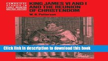 Read King James VI and I and the Reunion of Christendom (Cambridge Studies in Early Modern British