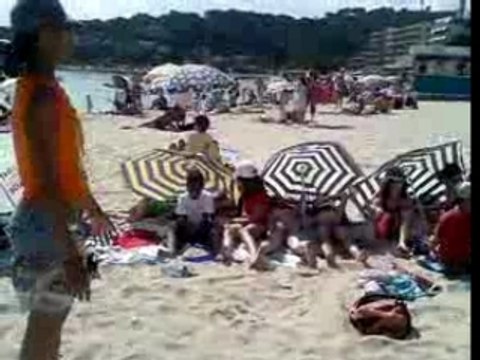 colo pégomas juillet 2007 à la plage antibes