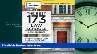Choose Book The Best 173 Law Schools, 2016 Edition
