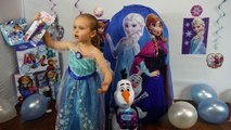 Disney Frozen Videos Surprise Egg Worlds Biggest Ever Elsa Anna Olaf Toys Let It Go Song Wand