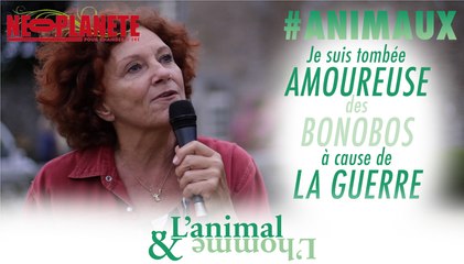 [L'animal&L'homme] "C'est à cause de la guerre que je suis tombée amoureuse des bonobos"