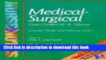 PDF Nurse Notes Medical Surgical: Core Content At-A-Glance with Disk  Ebook Free