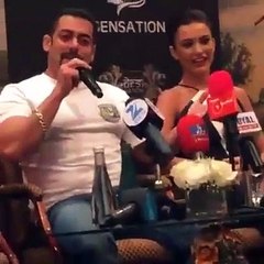 Salman Khan making fun of Pakistani journalist for speakng Urdu