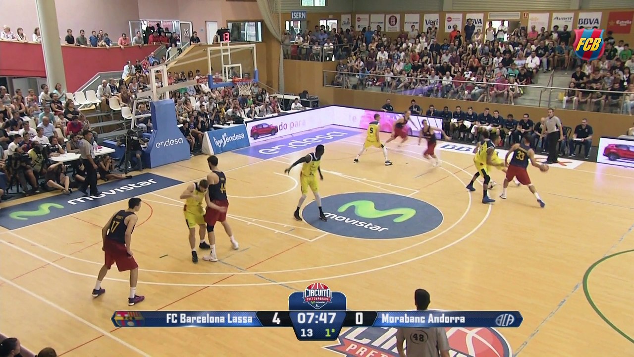 [HIGHLIGHTS] BASKET (friendly): FC Barcelona Lassa-Andorra (80-54)