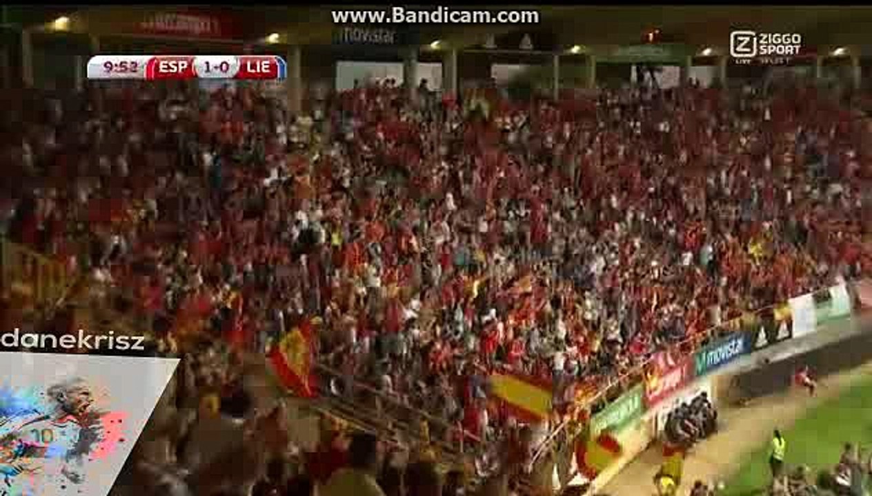1-0 Diego Costa Brilliant Goal HD - Spain vs Liechtenstein - World Cup Qualification - 05/09/2016