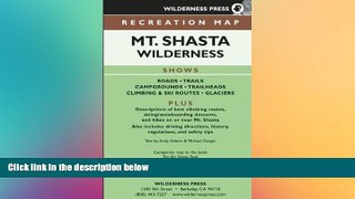 complete  MAP Mt. Shasta Wilderness Recreation (Recreation Map)
